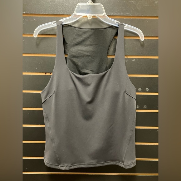 Lululemon Women's Size 14 InStill Tank Top Black Built-in Shelf Bra with Cups - Picture 1 of 4